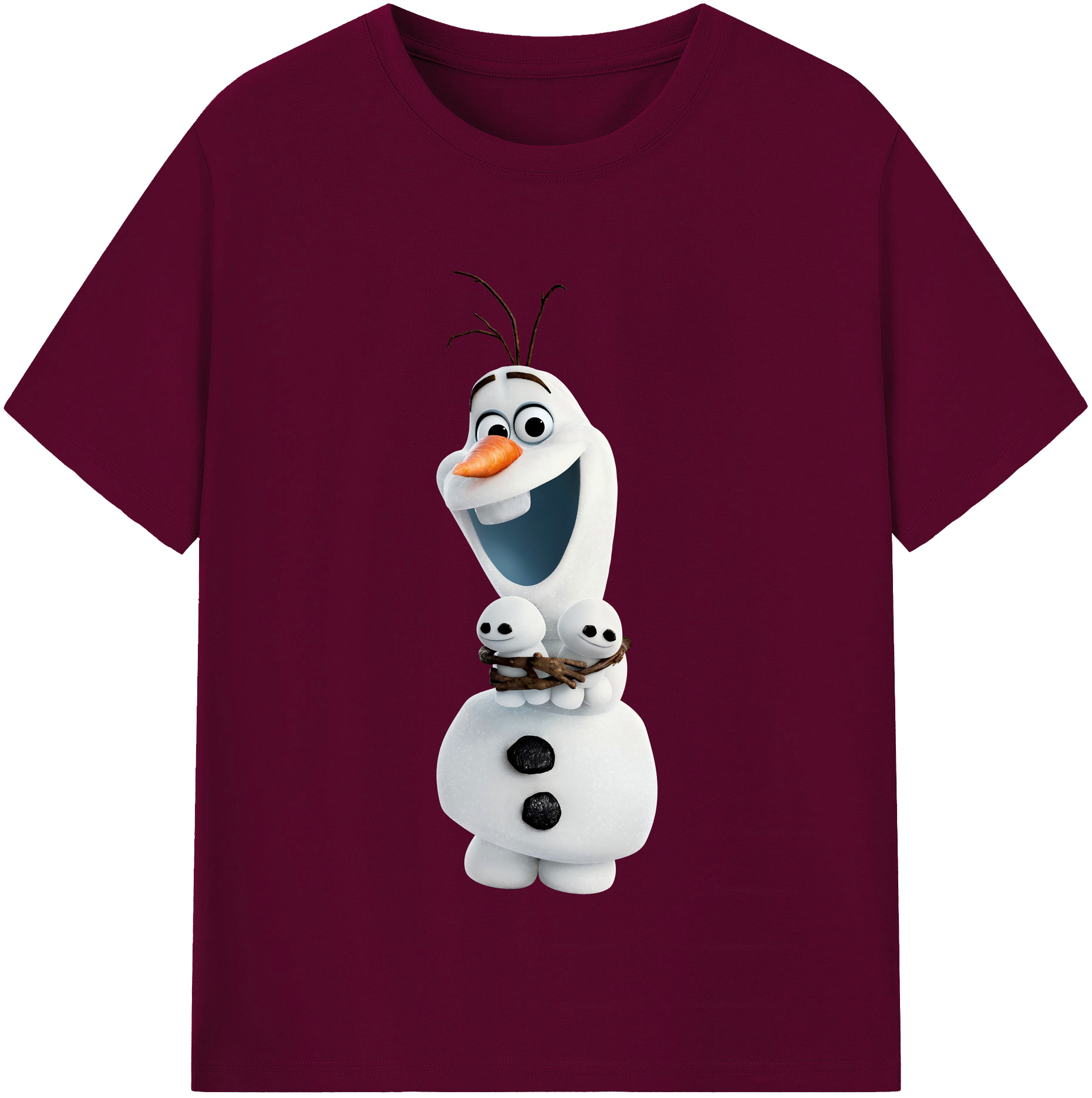 （画像用） アナと雪の女王 アンナ エルサ Frozen Anna Elsa レディースカジュアルプリントTシャツ（綿100％）